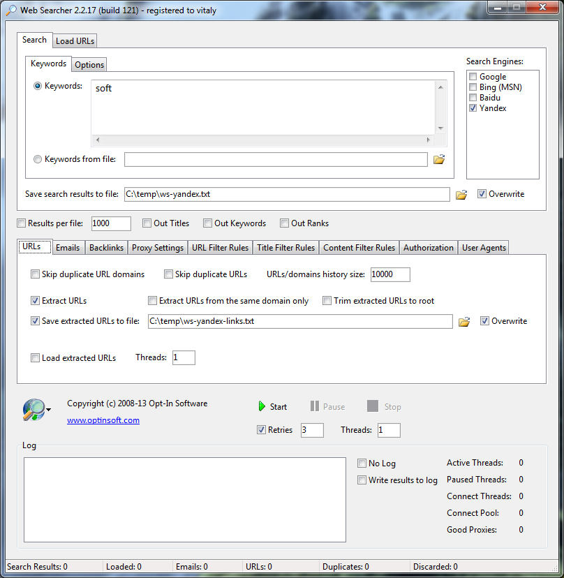 Web Searcher 2.2.42 full