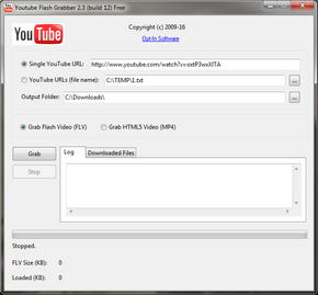 YouTube Flash Grabber